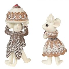   Mézeskalács egér figurák 2 db-os szett - 11 cm - Raktáron