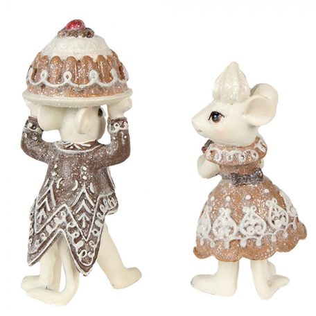 Mézeskalács egér figurák 2 db-os szett - 11 cm - Raktáron