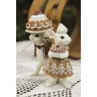 Mézeskalács egér figurák 2 db-os szett - 11 cm - Raktáron