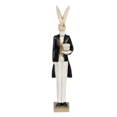 Elegáns, klasszikus nyúl fiú figura - 32 cm