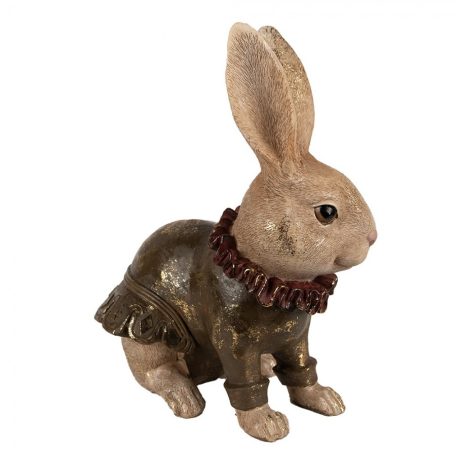 Nyuszi figura órával - 29 cm