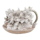 Karácsonyi LED-es gyertyatartó angyalokkal - 14x13x10 cm