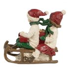 Clayre &Eef - Szánkozó gyerekek –12x6x11 cm	