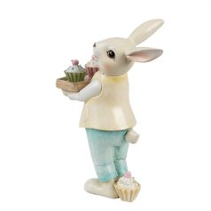 Nyuszifiú muffinnal - 11x6x16 cm - Raktáron