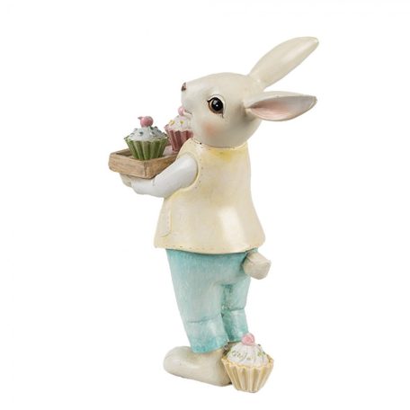 Nyuszifiú muffinnal - 11x6x16 cm - Raktáron