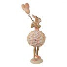 Dekor nyuszi figura lufival - 27 cm - Raktáron