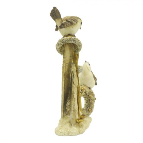 Madár figurák - Arany - 18 cm