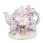  Teáskancsó egér figurákkal -  LED világítással - 15x11x12 cm