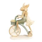 Nyuszipár kerékpárral - 23 cm - Raktáron