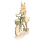 Nyuszipár kerékpárral - 23 cm - Raktáron
