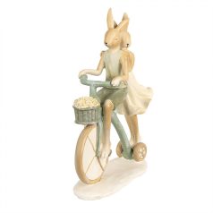 Nyuszipár kerékpárral - 23 cm - Raktáron