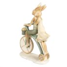 Nyuszipár kerékpárral - 23 cm - Raktáron