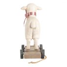 Bárány masnival, csengővel - 17x9x20 cm 