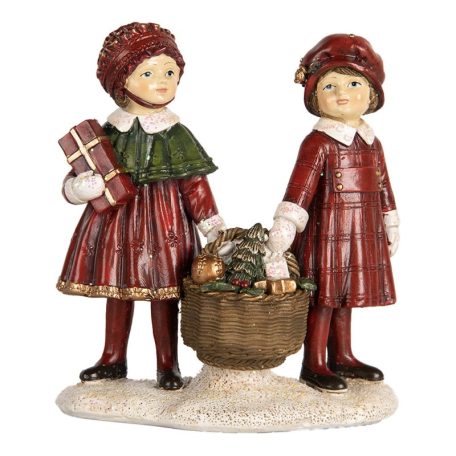 Gyermekek ajándékkosárral - 11x6x12 cm - Raktáron