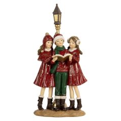 Gyermekek kandeláberrel - 14x9x28 cm - Raktáron