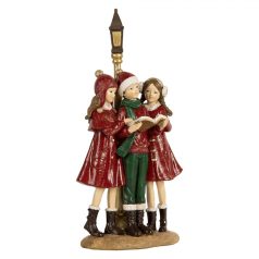 Gyermekek kandeláberrel - 14x9x28 cm - Raktáron