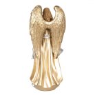 Karácsonyi angyal figura - Arany - 16x13x35 cm  