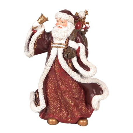 Klasszikus Mikulás figura - 15x11x20 cm - Raktáron
