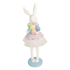 Clayre & Eef - Nyuszi figura sütikkel - 18x17x57 cm 