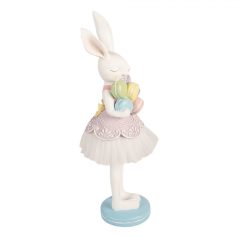 Clayre & Eef - Nyuszi figura sütikkel - 18x17x57 cm 