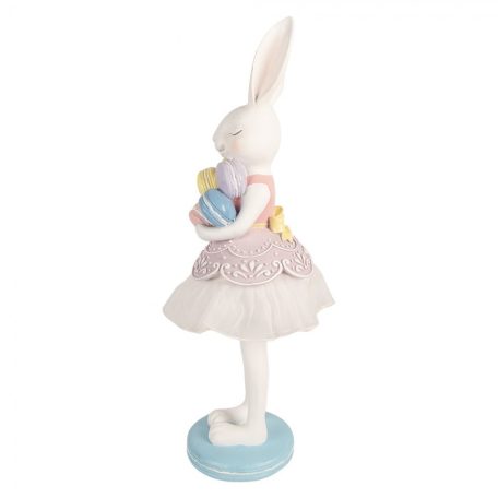 Clayre & Eef - Nyuszi figura sütikkel - 18x17x57 cm 