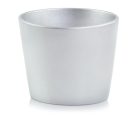 Kerámia kaspó - Primrose - Ezüst - 12x10 cm