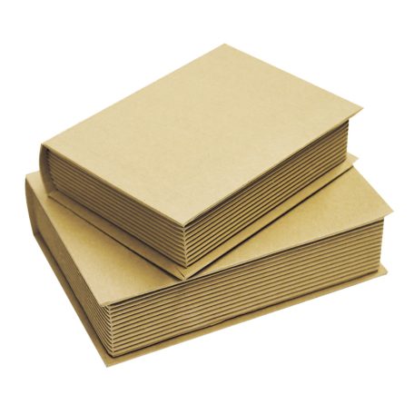 Könyv formájú doboz-2 db-os-15,5 x 11,5 x 4,5 cm,18,5 x 13,5 x 5 cm