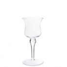 Üveg gyertyatartó - 28x13x13 cm