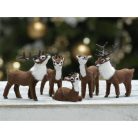 Bőgő szarvas barna prémium - 10,5 cm