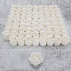 Illatos szappanrózsafej fehér - 81db/doboz