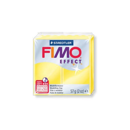 FIMO Effect süthető gyurma, 57 g - áttetsző sárga