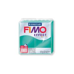 FIMO Effect süthető gyurma, 57 g - áttetsző zöld  