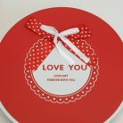 Pöttyös papírdoboz piros - 3 db-os szett