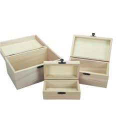 Natúr fadoboz - 12,5 cm, 15,5 cm, 18,5 cm - 3 db-os szett