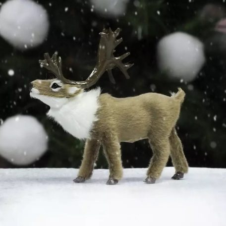  Bőgő szarvas hamvas prémium - 10,5 cm 