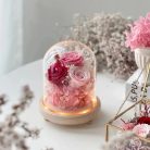 Üvegbúra fa talppal - 12x15 cm