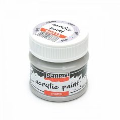 Pentart, matt akrilfesték, szürke - 20 ml, 50 ml