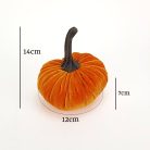  Plüss tök kicsi - Narancs  - 12x7 cm