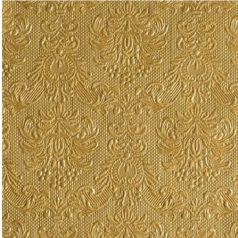   Ambiente Elegance gold dombornyomott papírszalvéta 25x25cm - 15db-os
