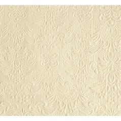   Ambiente Elegance cream dombornyomott papírszalvéta 25x25cm - 15db-os