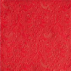   Ambiente dombornyomott papírszalvéta - Elegance red - 33x33 cm - 15 db/csomag