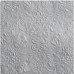   Ambiente Elegance silver dombornyomott papírszalvéta 25x25cm - 15db-os