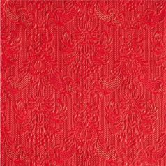   Ambiente Elegance red dombornyomott papírszalvéta 25x25cm,15db-os