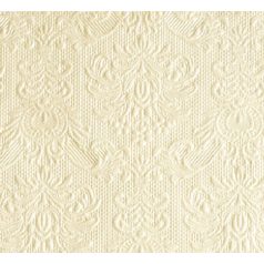   Ambiente Elegance pearl cream dombornyomott papírszalvéta 25x25cm -15db-os