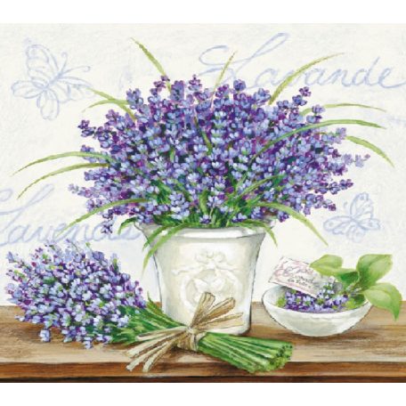 Ambiente papírszalvéta - Levender Scene cream - 33x33cm - 20 db/csomag