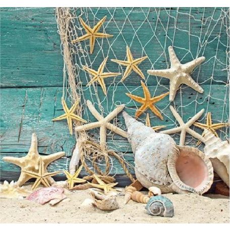 Ambiente Starfish papírszalvéta - 33x33cm - 20db-os