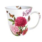 Ambiente Peonien White átvilágítós gyertya - 12x10cm