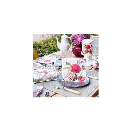 Ambiente Peonien White átvilágítós gyertya - 12x10cm