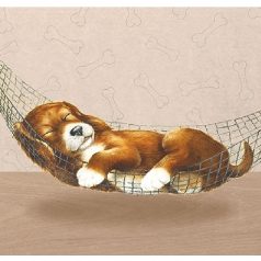 Ambiente Dreaming Dog papírszalvéta 33x33cm - 20db-os