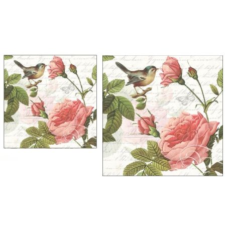 Ambiente papírszalvéta - Sophie - 25x25cm, 33x33cm - 20 db/csomag